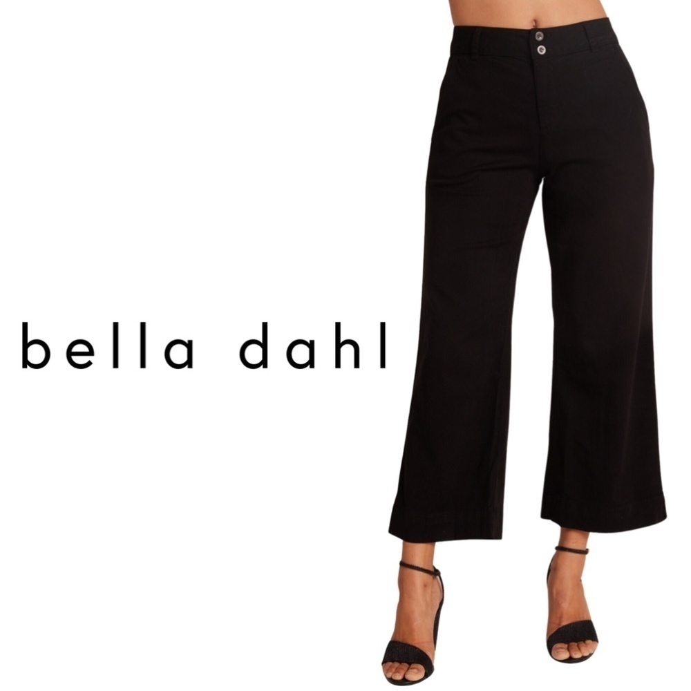 Bella Dahl Revolve Saige Wide Leg Crop Black - Size 27